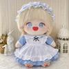 niannyyhouse 40cm Plushie Doll Clothes Maid Suit Headwear Apron Dress Doll Accessories Dress Up (Blue) view 2