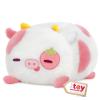 Mewaii Strawberry Cow Plush Pillow, Kawaii Cow Stuffed Animals, Cute Plushies for Girls, Soft Pink Cow Plush, Birthday Gifts for Kids Adults Teens (16 Inch) view 1