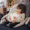 Mewaii Strawberry Cow Plush Pillow, Kawaii Cow Stuffed Animals, Cute Plushies for Girls, Soft Pink Cow Plush, Birthday Gifts for Kids Adults Teens (16 Inch) view 4