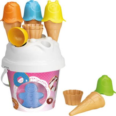 Vedes Adriatic Sand Set Cake Ice Cream 14 Pieces Sand Toy 1174