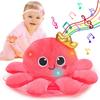 Baby Toys 6-12 Months Musical Crawling & Walking Octopus Plush Light up Stuffed Animal Dancing 1 Year Old Girl Gifts Music Sensory Infant Toy 0-6 7 8 9 Months Learning Newborn Baby Girls Birthday Gift view 1