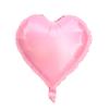 10pcs 10 inch Heart Aluminum Foil Balloons, Balloon Party Decoration Supplies, Party Wedding Birthday Decor Foil Balloons(Pink) view 1