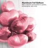 10pcs 10 inch Heart Aluminum Foil Balloons, Balloon Party Decoration Supplies, Party Wedding Birthday Decor Foil Balloons(Pink) view 4