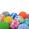 Entervending Bouncy Balls - 6 Pcs Rubber Balls for Kids - Mixed Bounce - 60 mm Big - Party Favors view 1