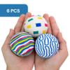 Entervending Bouncy Balls - 6 Pcs Rubber Balls for Kids - Mixed Bounce - 60 mm Big - Party Favors view 4