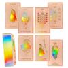 CRAFTERIAN Mistyc Minimalistic Tarot Cards with Rainbow Foil 78 Tarot Deck with Gold Edges, for Beginners and Experts with Guide Book. (Pink) view 1