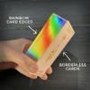 CRAFTERIAN Mistyc Minimalistic Tarot Cards with Rainbow Foil 78 Tarot Deck with Gold Edges, for Beginners and Experts with Guide Book. (Pink) view 2