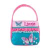 Stephen Joseph Personalized Butterfly Quilted Purse - Carrying Pocket Book Tote Bag Keepsake with Custom Name view 1