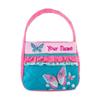 Stephen Joseph Personalized Butterfly Quilted Purse - Carrying Pocket Book Tote Bag Keepsake with Custom Name view 3