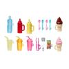 Barbie Replacement Parts for Fresh 'n Fun Food Truck Doll Playset - GMW07 ~ Replacement Drink Cups, Ice Cream and Silverware view 1