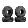 4PCS Rubber 1:10 RC Crawler Mud Grappler Wheel Tires for Axial SCX10 90046 Spare Part Accessory view 1