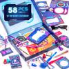 GirlZone Secret Agent Spy Kit for Girls Ages 8 to 12 | Invisible Ink Pen, Spy Glasses and ID Card | Fun Easter Gift for Kids Who Love Secret Missions" view 2