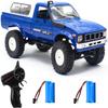 Mostop RC Crawler Truck with LED Light, 4x4 Off-Road RC Rock Crawler, 2.4Ghz Remote Control Car All Terrain Truck Crawler, Throttle & Steering Control, 2 Batteries, Ideal Gift view 1