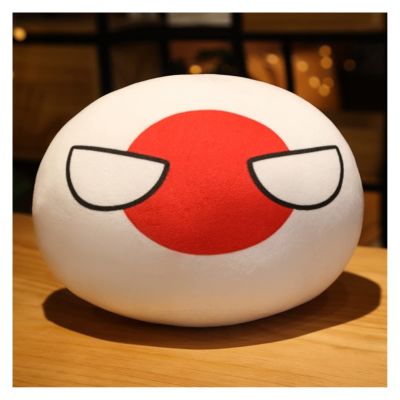 GANGKJDS 10/30/40cm Country Ball Decorate Polish Ball Plush Country Ball USA France UK Japan Germany Italy Decor (Color : 13, Size : 30CM)
