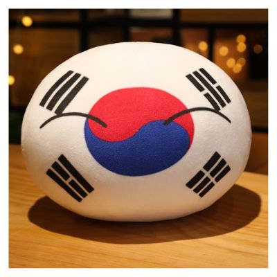 GANGKJDS 10/30/40cm Country Ball Decorate Polish Ball Plush Country Ball USA France UK Japan Germany Italy Decor (Color : 9, Size : 30CM)