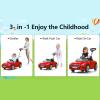 Voupou Push Ride-on Car for Toddlers 1-5, Licensed BMW Z4 Toddler Push Car with Adjustable Push Rod/Horn Music/Silent Wheel, Push Car for Baby Birthday Gift (Red) view 2