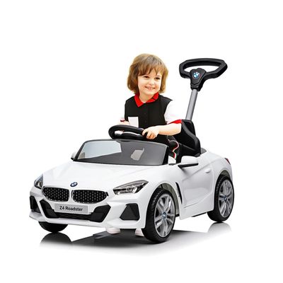 Voupou Push Ride-on Car for Toddlers 1-5,Official Licensed BMW Z4 Toddler Push Car with Adjustable Push Rod/Horn Music/Silent Wheel, Push Car for Baby Birthday Gift