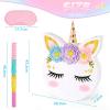 WERNNSAI Unicorn Piata - Unicorn Party Supplies Piata with Stick and Blindfold for Girls Kids Birthday Party Game Anniversary Classroom Activities Unicorn Them Party Decorations(15.7'' x 12.2'') view 2