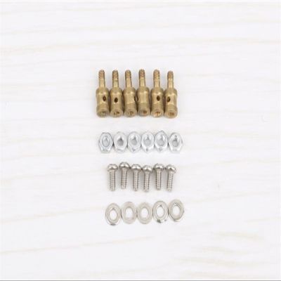 ZHIPAIJI RC Model Quick Adjuster/Wire Adjustment/Linkage Stopper Metal Servo Connector for RC Airplane Push Link Plug for RC Model Airplane Plane Accessories Spare Part (Color : 1.1mm 6pcs)
