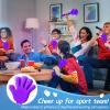 ZCYSRLQIN 48 Pcs Lilac Purple Hand Clappers 7.5 Inch Clappers Noisemakers Noise Makers Party Favors Plastic Clapper Sporting Events Cheers Ball Dance Basketball Football NoisemakersLilac Purple view 3