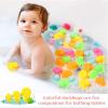 100pcs Mini Rubber Ducks Bath Toys, Multicolor Rubber Duckies Bulk, Mini Ducks Hiding for Cruise Ship Party Favors Shower Decorations Ducky Themed Pool Squeeze Games Classroom Prize view 2
