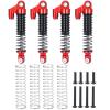 AXSPEED RC Shocks 56mm Adjustable Long Shock Absorber Damper for 1/18 TRX4M Crawler Car(Red) view 1