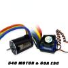 1/10 Scale 540 Brushless Gear Motor 9000KV +60A ESC Combo for Electric Motor Kit for RC Car Hobby view 2