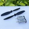 2 adet mikro N30 karbon fra motoru DC 3.7V 30000RPM gl manyetik + pervane seti DIY RC Drone quadrotor ve minyatr planr view 4