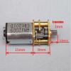 1 Piece N20 Micro Gear Motor Replace 6V Metal Gearbox Gear Motor Micro Gear Motor Replacement Accessories| | - view 3