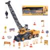Jenilily Crane Toy Construction Vehicles Model Car, Toy Truck Gifts for Kids Boys Toddler 3 4 5 Years Old view 1