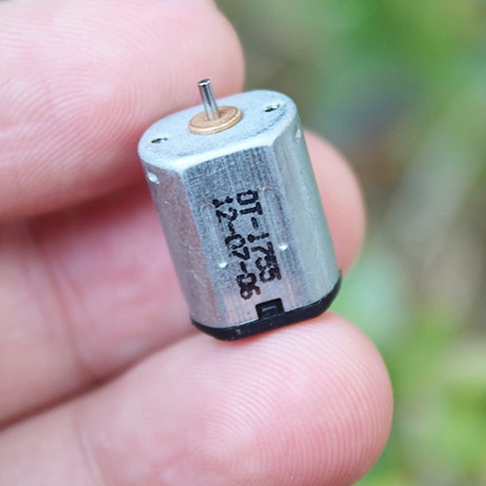 2PCS Small Mini N20 DC Motor 3V 3.7V 25000RPM High Speed Micro 10mm*12mm Metallic Brush Electric Motor Mute for Toy Car Model