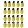 20 Pieces 3V-12V DC 70mA (3V) Robot Intelligent Car DIY Dual Shaft Gear TT Motor for Robot Car MCU 7x2.2x1.8cm view 1