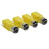 20 Pieces 3V-12V DC 70mA (3V) Robot Intelligent Car DIY Dual Shaft Gear TT Motor for Robot Car MCU 7x2.2x1.8cm view 3