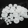 1 set 46 kinds of gear bag white plastic gear DIY accessories for toys gear robot technology view 2