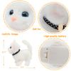 Easfan Walking Kitty Plush Toy Electric Interactive Cat Stuffed Animal Meowing Tail Wagging Head Nodding Cat Pet Toy Animated Kitten Birthday for Kids Toddlers,7.5 (White) view 4