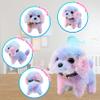 Easfan Walking Puppy Stuffed Animal Interactive Rainbow Dog Barking Tail Wagging Head Nodding Educational Plush Toy Easter Christmas Birthday Gifts for Toddlers Kids Girls, 7" view 3