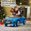 Voupou Push Ride-on Car for Toddlers 1-5, Licensed BMW Z4 Toddler Push Car with Adjustable Push Rod/Horn Music/Silent Wheel, Push Car for Baby Birthday Gift (Blue) view 3