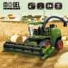 fisca Remote Control Harvester Tractor with 2 Grian Combine Heads, RC Farm Tractor Truck 2.4Ghz Farm Vehicle Toy with Light and Spray for Kids view 3