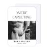 Andaz Press 24-Pack Personalized 5x7-Inch Pregnancy Announcement Cards with Envelopes, Minimal We're Expecting Custom Baby Announcement Reveal Ideas Photo Cards Surprise Baby News for Family, Grandma view 1