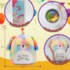 Easfan 12'' Original Rainbow Birthday Dog Plush Pillow Soft Puppy Plush Toy Cute Dog Stuffed Animal Birthday Gifts for Kids Toddlers view 4