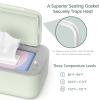 Baby Wipe Warmer, 3-Level Temperature Control, Quiet and Even Heating, Large Capacity for Diaper Changes  Green view 4