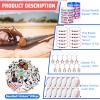 LEIFIDE 148 Pcs Baseball Party Favors Baseball Team Gifts Include Drawstring Bag, Silicone Wristbands, Keychain, Braided Rope Necklaces and Stickers Birthday Gifts for Baseball Players Lover view 2