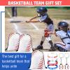 LEIFIDE 148 Pcs Baseball Party Favors Baseball Team Gifts Include Drawstring Bag, Silicone Wristbands, Keychain, Braided Rope Necklaces and Stickers Birthday Gifts for Baseball Players Lover view 4