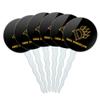 Ohio Dominican University Primary Logo Cupcake Picks Toppers Decoration Set of 6 view 1