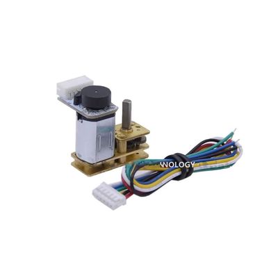 GM1024-N20 ABHL DC 12V 6V 3V Reduction Gear Motor Hall Encoder Invert For Robot Mini Metal Gearbox Encode Electric 12 Volt Motor - (Speed(RPM): 1 ratio 50, Voltage(V): 6V Type K100)