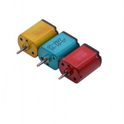 Motor DC 1.5-3.7v High Speed 23000-52000rpm Electric Mini Motors 3 Volt V Micro Carbon Brush 030 Motor 3V DIY Toy Cars Fan - (Voltage(V): Blue)