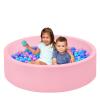 Baby Ball Pit for Toddlers, 47.2" x 13.8" Foam Ball Pit for Kids, Soft Round Ball Pool for Baby, Indoor and Outdoor Playpen, Ideal Gift for Children, Pink, (Balls not Included) view 1