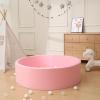 Baby Ball Pit for Toddlers, 47.2" x 13.8" Foam Ball Pit for Kids, Soft Round Ball Pool for Baby, Indoor and Outdoor Playpen, Ideal Gift for Children, Pink, (Balls not Included) view 4