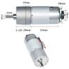 37GB555H DC Geared Motor with Hall Encoder 12V 24V 10~900rpm Speed Optional Dia 37mm Output Shaft 6mm for DIY Engine Robot - (Speed(RPM): 280rpm, Voltage(V): 24V) view 4