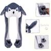 Arcimatto Animal Hat Plush Husky Dress Up Cosplay Party Christmas Holiday Cute Cap for Kids Adults (Grey Husky) view 2